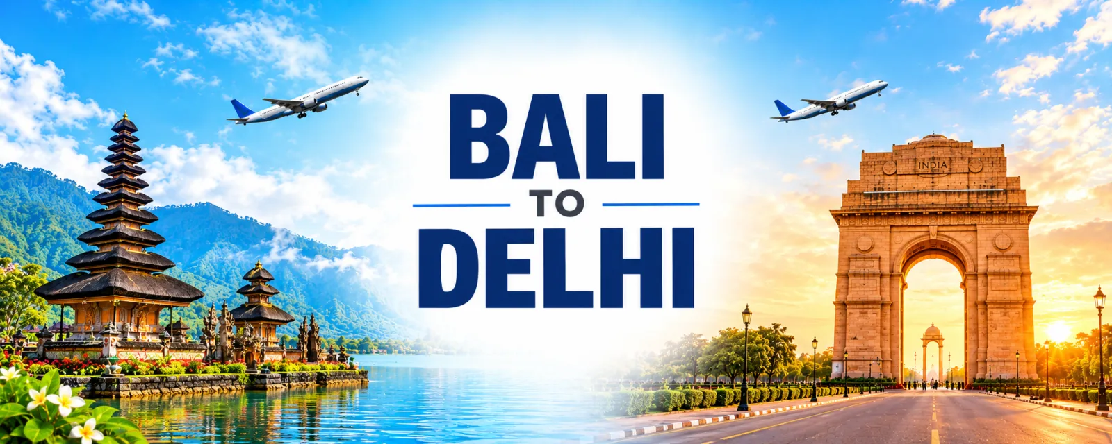 Bali to Delhi Cheap Flights | ScanMyFlight