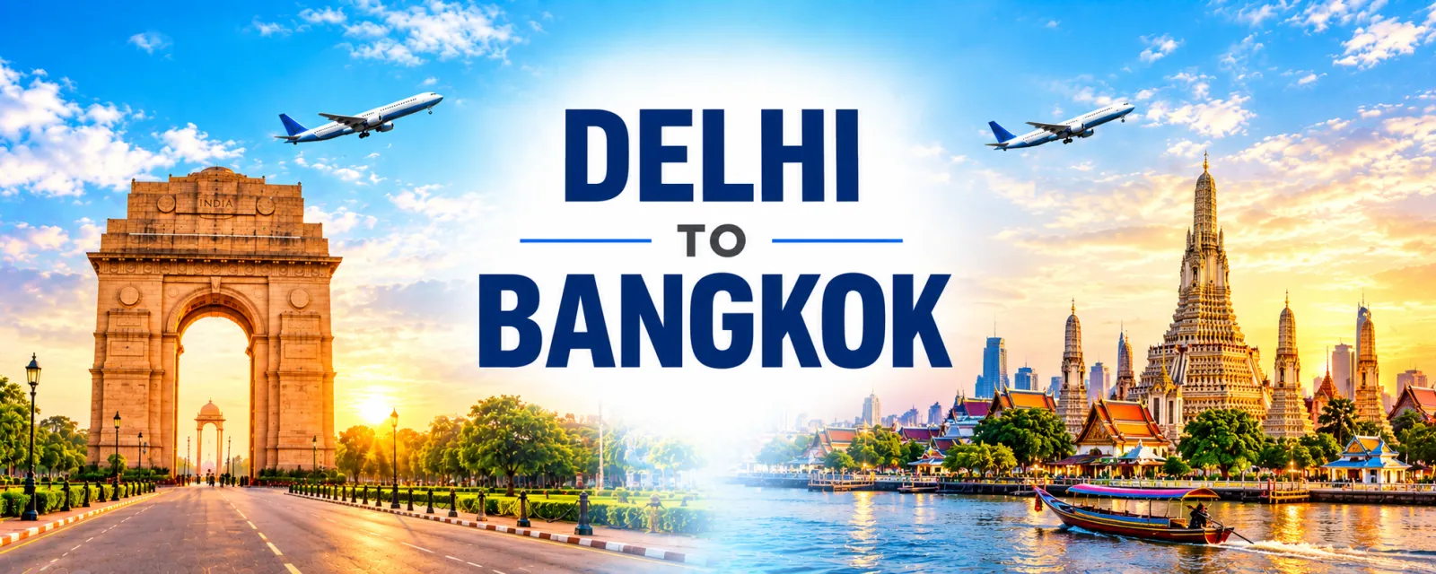 Book Delhi to Bangkok Flights | ScanMyFlight